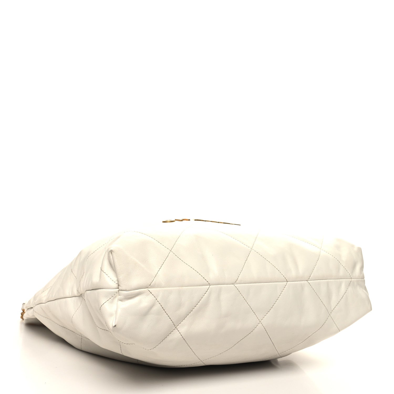 Chanel Shiny Calfskin Quilted Chanel 22 White 5 of 13