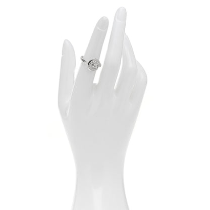 Cartier 18K White Gold Diamond Amulette de Cartier Paved Ring 51 5.75 2 of 5
