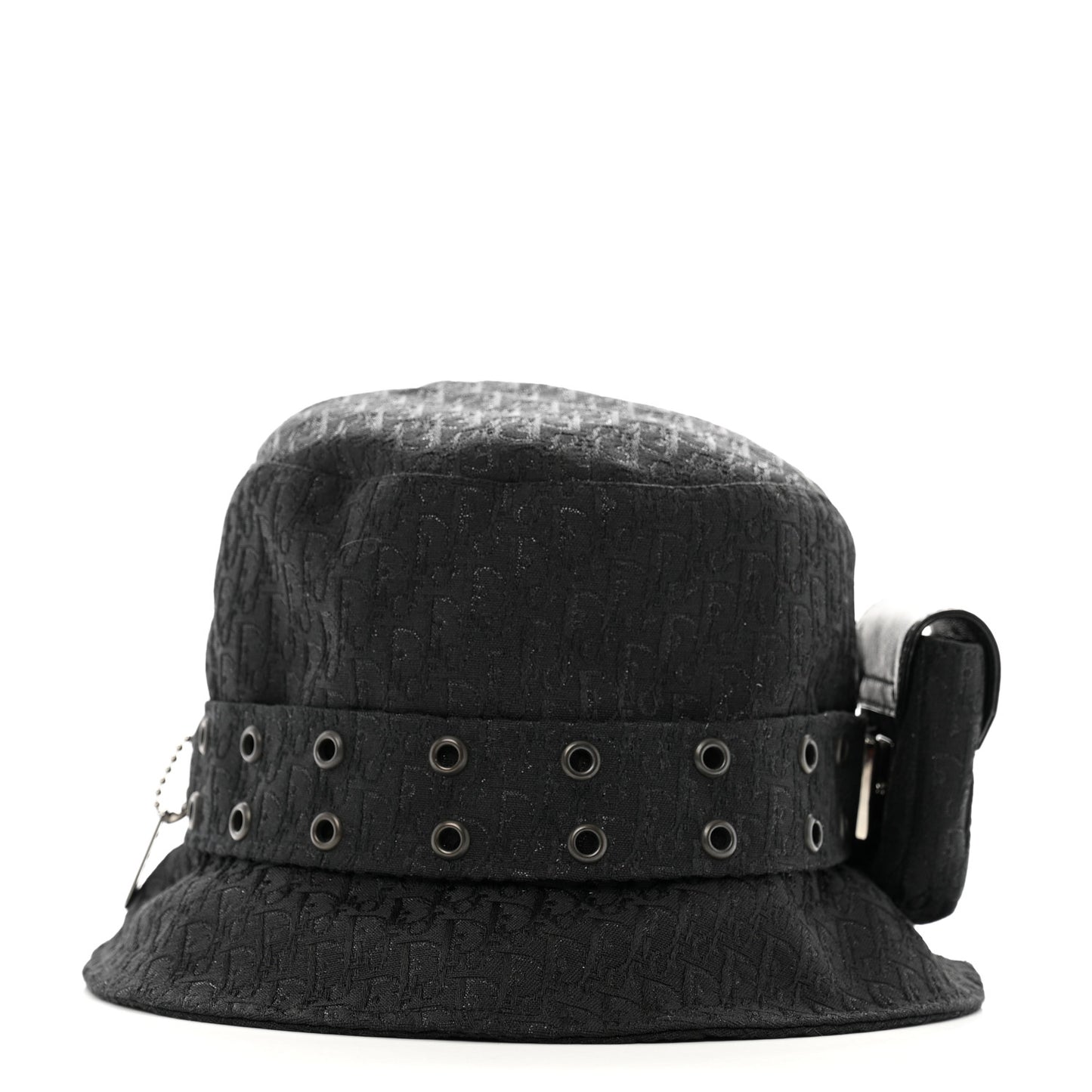 Polyester Cotton Monogram Trotter Bucket Hat 58 Black