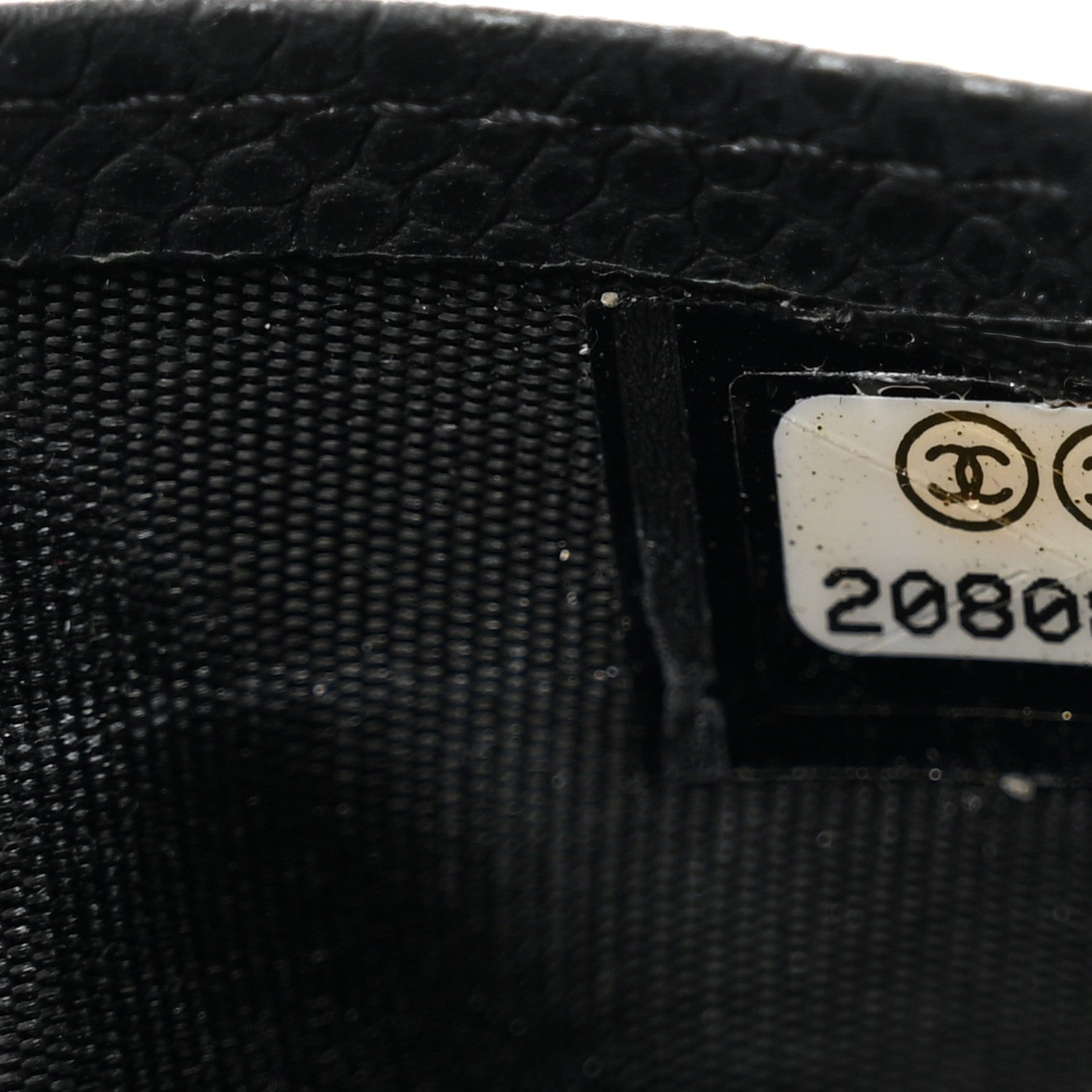 Chanel Caviar CC Card Holder Black 8 of 9