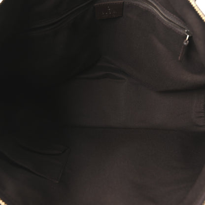 Gucci Monogram Medium Abbey Tote Dark Brown 5 of 10
