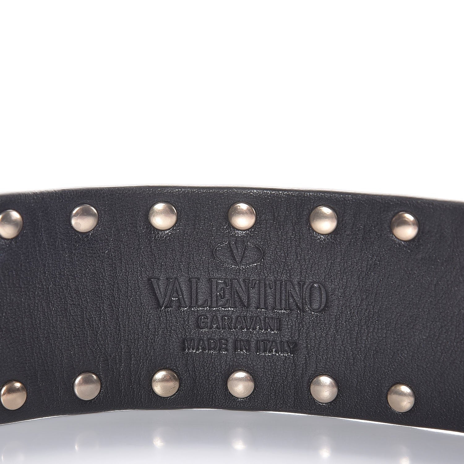 Valentino Garavani Lambskin Rockstud Spike Shoulder Strap Black 4 of 4
