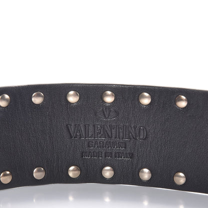 Valentino Garavani Lambskin Rockstud Spike Shoulder Strap Black 4 of 4