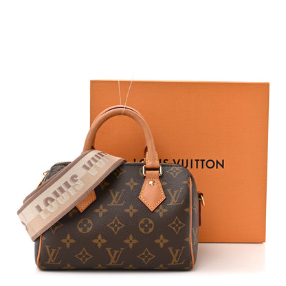 Louis Vuitton Monogram Speedy Bandouliere 20 Beige 16 of 16