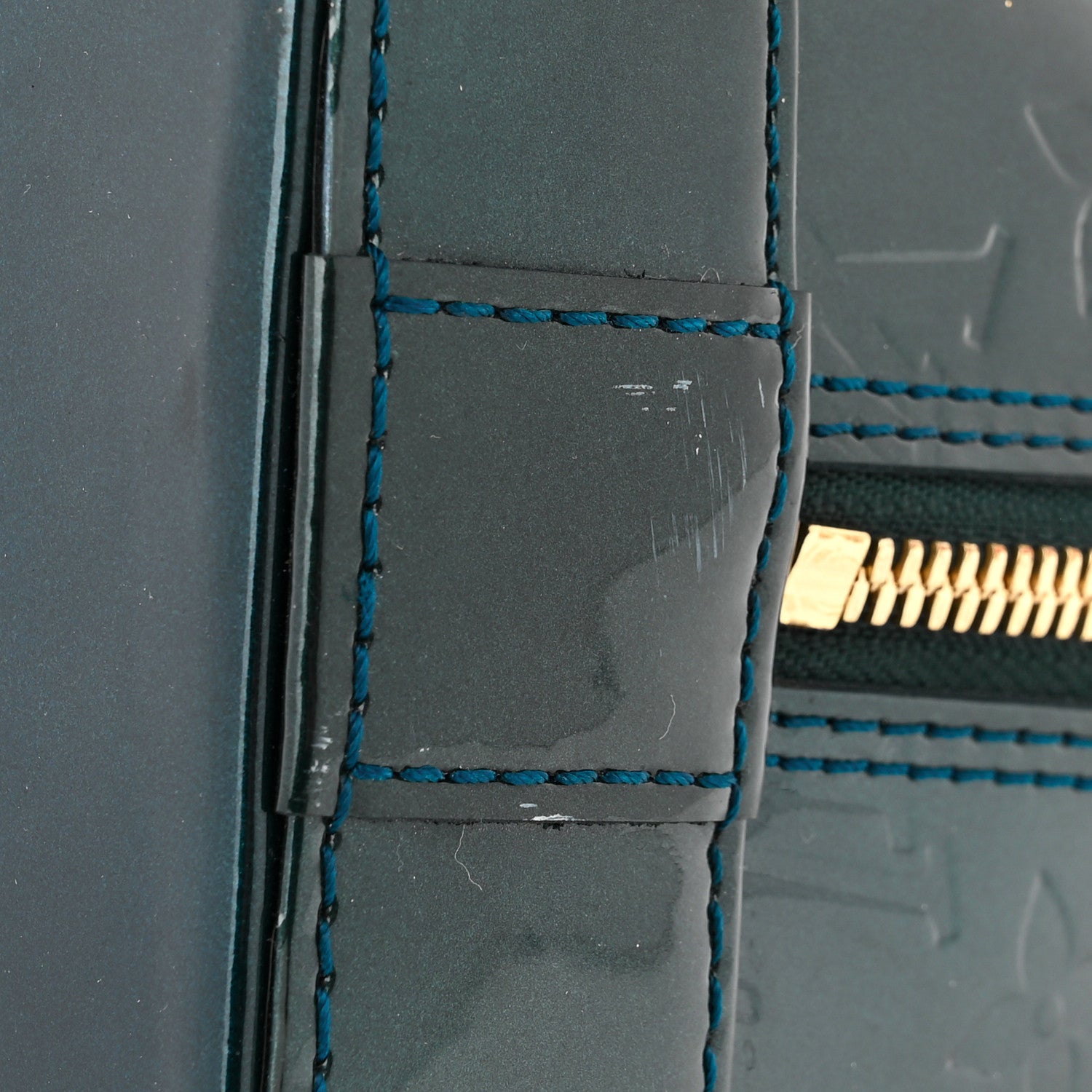 Louis Vuitton Vernis Alma GM Blue Nuit 13 of 13