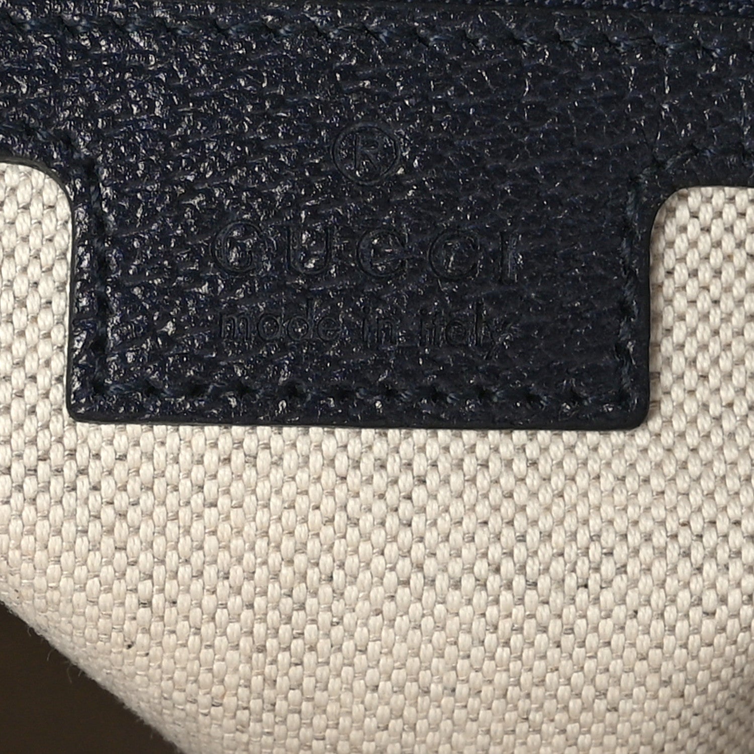 Gucci GG Supreme Monogram Textured Dollar Calfskin Web Small Ophidia Messenger Bag Beige Blue 6 of 10