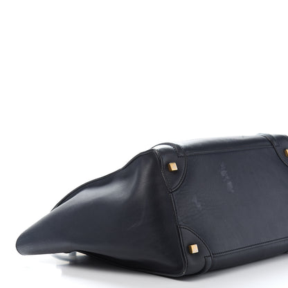 Celine Smooth Calfskin Mini Luggage Navy Blue 9 of 14