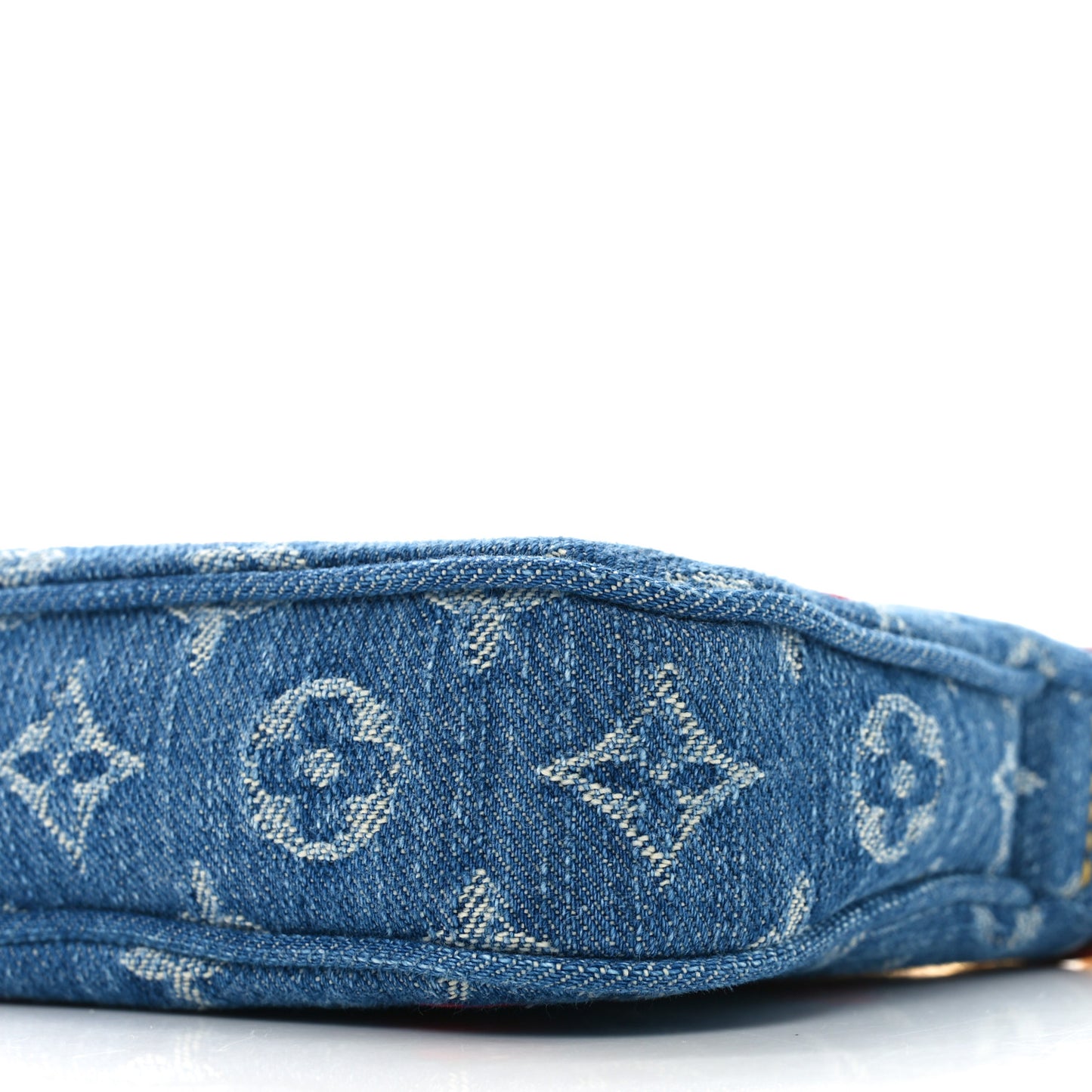 LV X TM Monogram Denim Cerises Pochette Accessories Blue