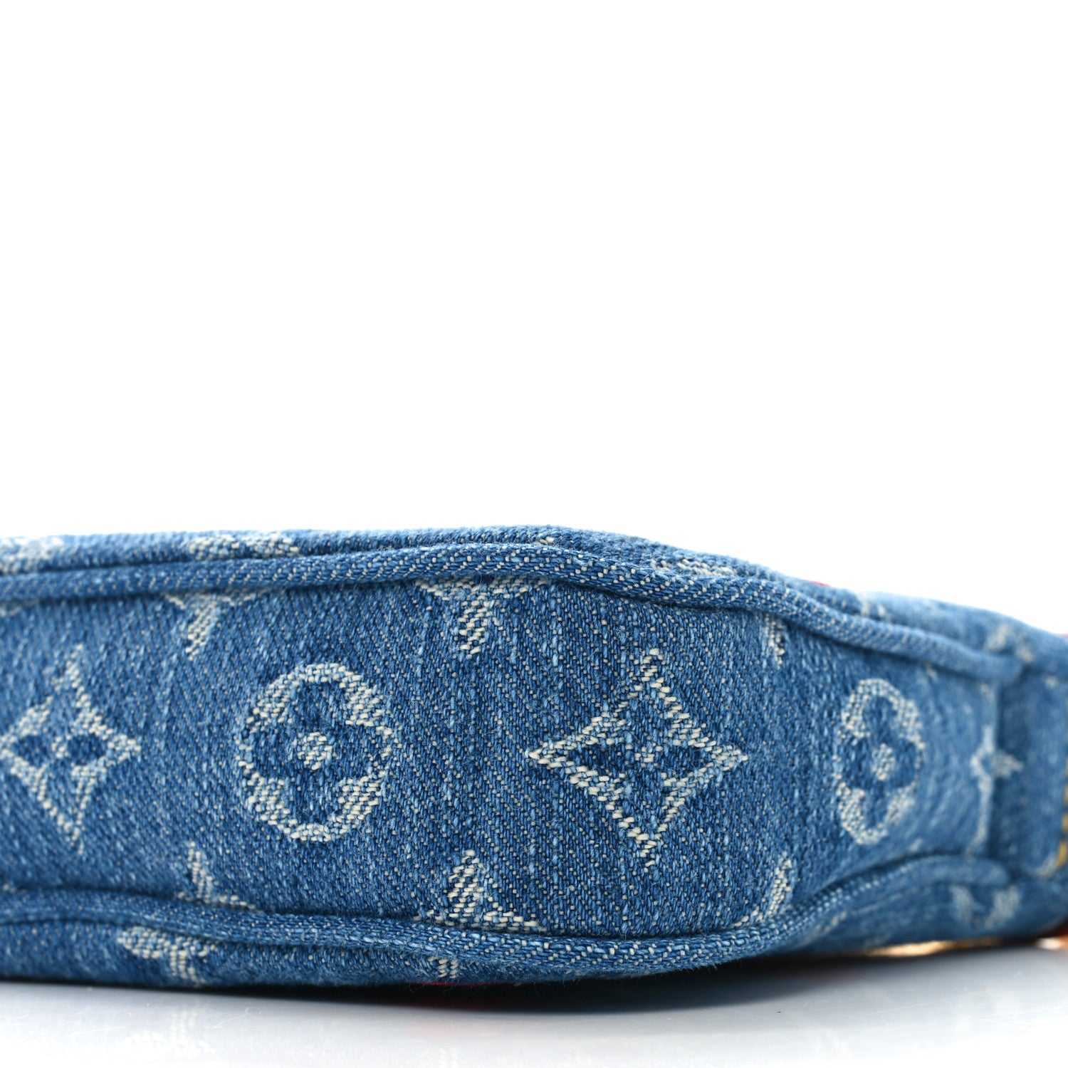 Louis Vuitton LV X TM Monogram Denim Cerises Pochette Accessories Blue 9 of 9