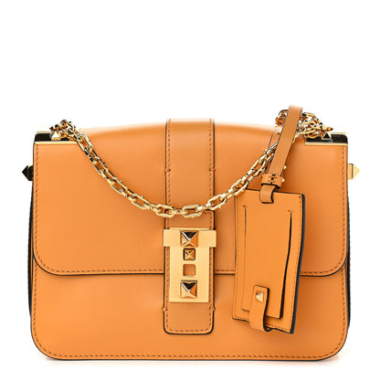 Valentino Garavani Vitello B-Rockstud Flap Mandarin Sorbet 1 of 11