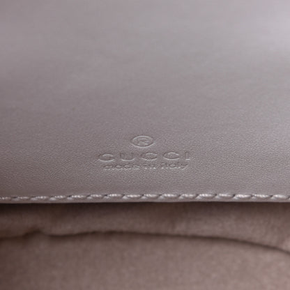 Gucci Snakeskin Mini Zumi Bucket Bag Grey 6 of 10