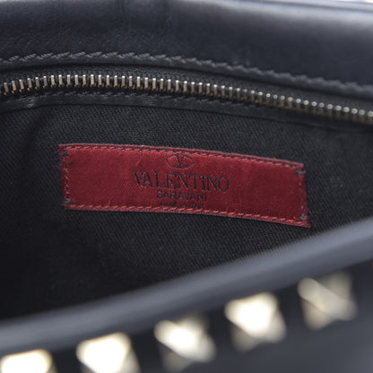 Valentino Garavani Calfskin Rockstud Camera Crossbody Bag Black 6 of 9