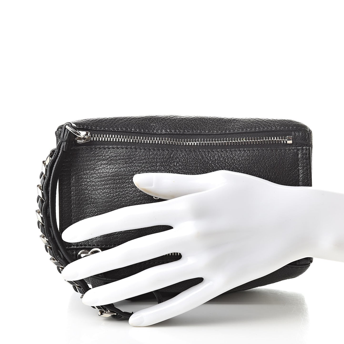 Sugar Goatskin Pandora Wristlet Black