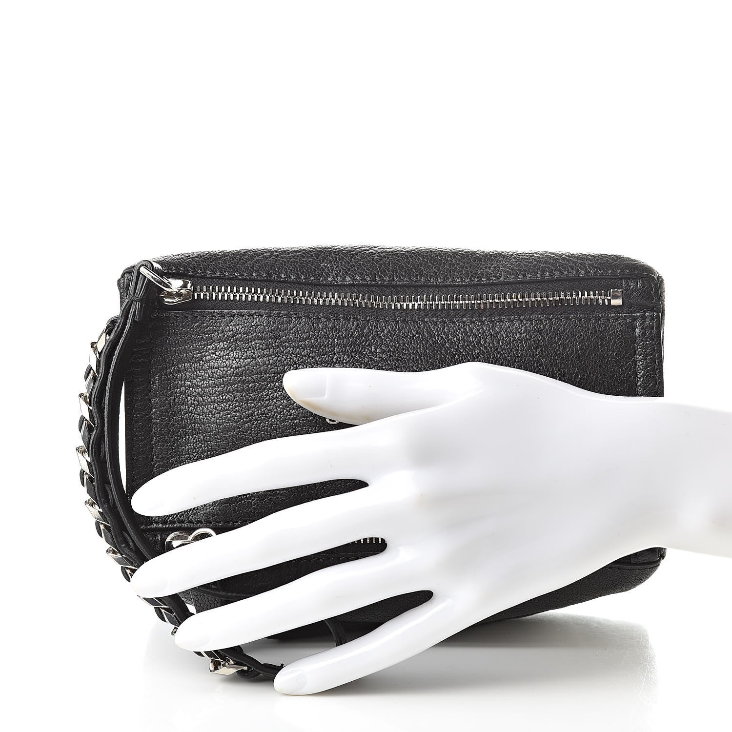 Givenchy Sugar Goatskin Pandora Wristlet Black 2 of 9