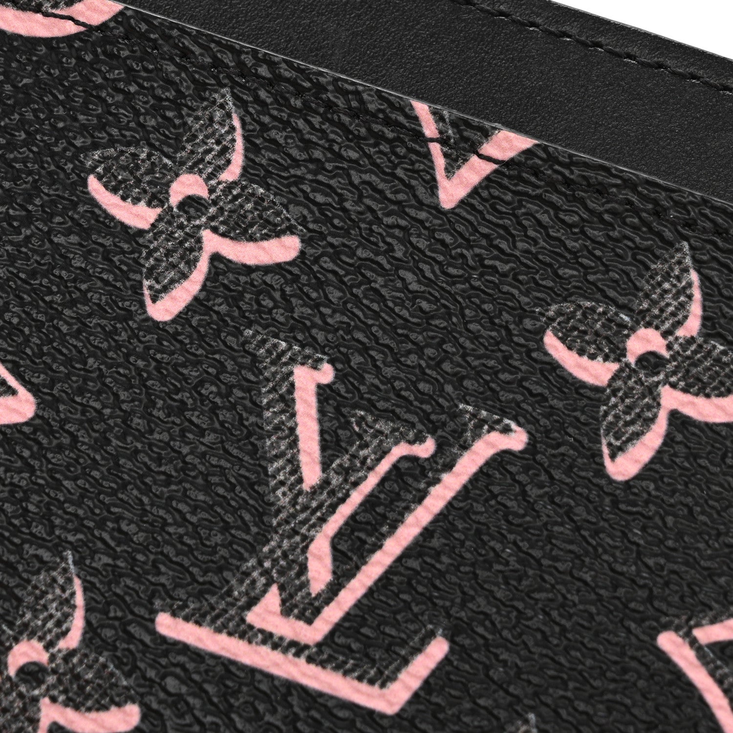 Louis Vuitton Monogram Fall for You LV Side-Up Card Holder Black 7 of 8