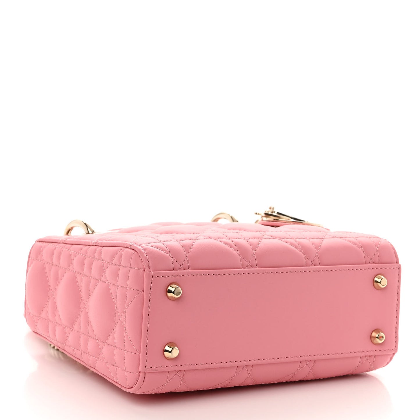 Lambskin Cannage Mini Lady Dior Light Pink