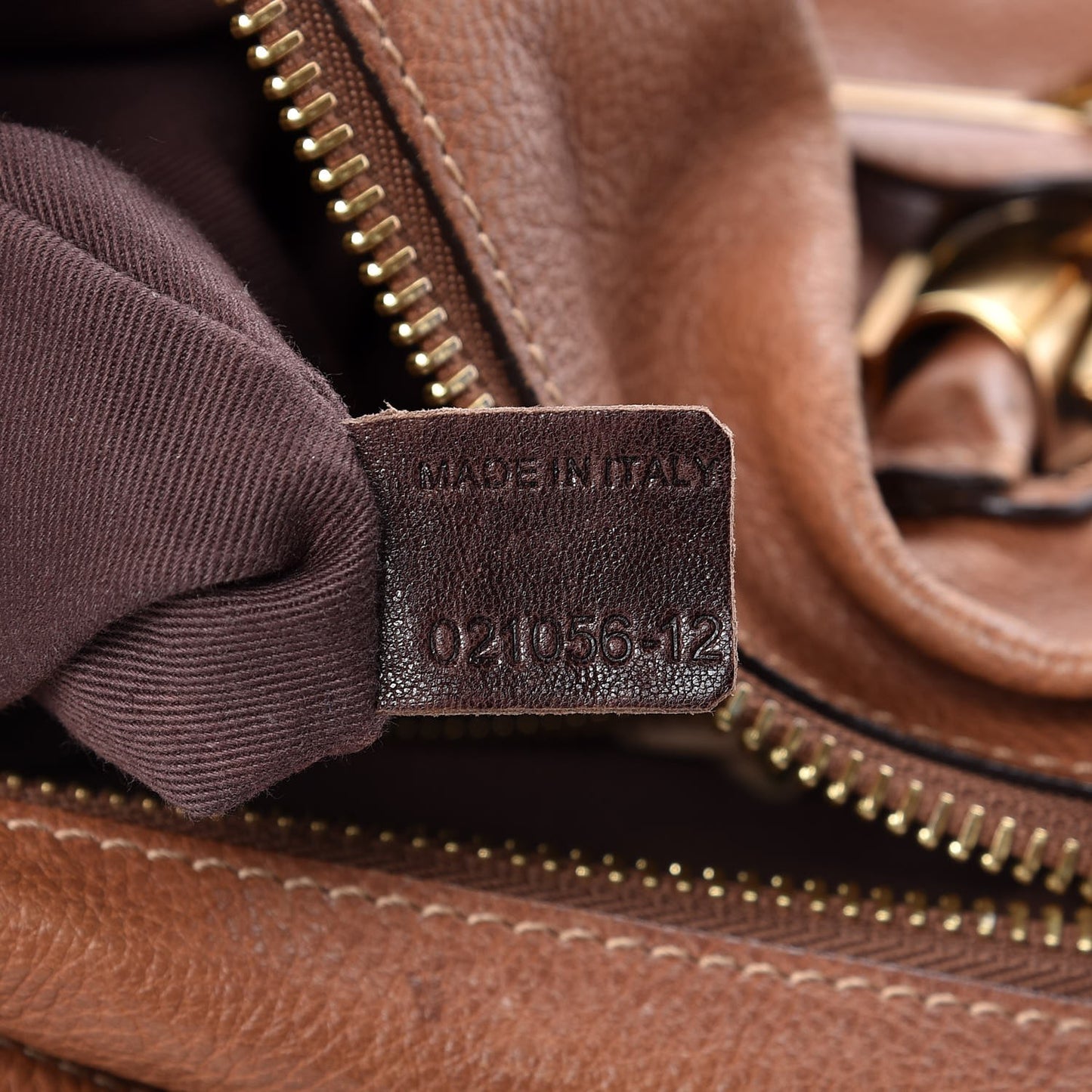 Calfskin Large Paraty Caramel