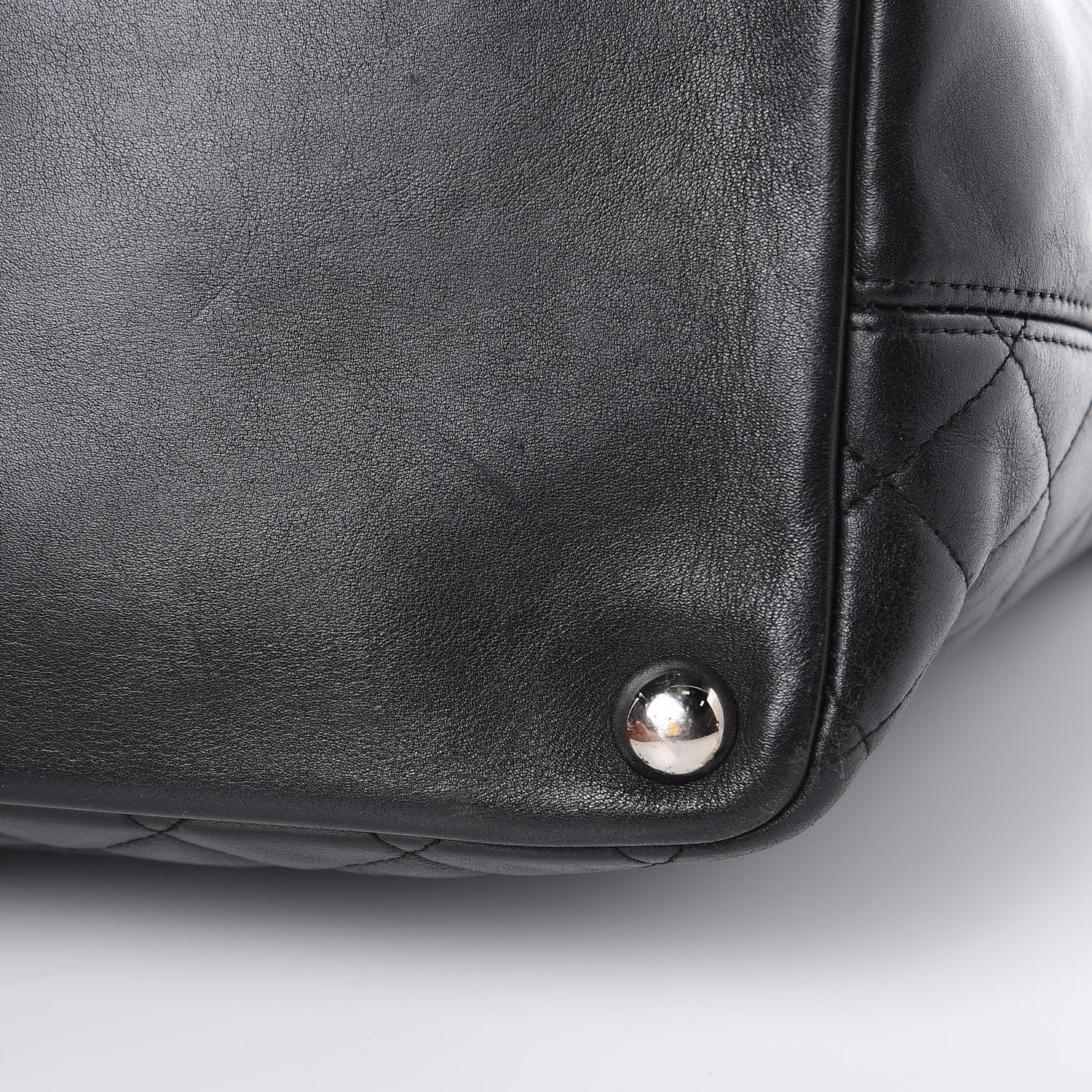 Chanel Calfskin Quilted Large Cambon Tote Black 13 of 18