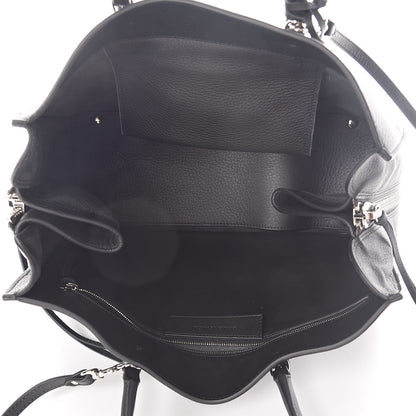 Balenciaga Veau Papier B4 Zip Around Tote Black 5 of 9