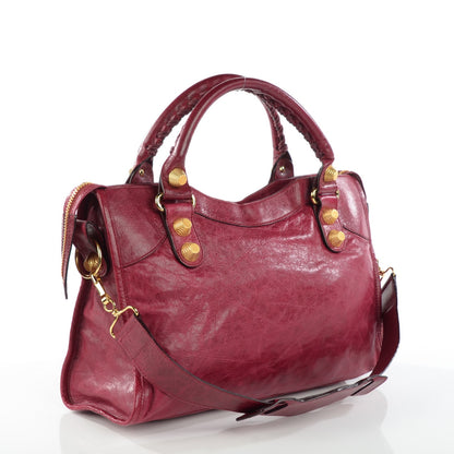 Balenciaga Agneau Giant 21 Gold Hardware City Pourpre 3 of 8