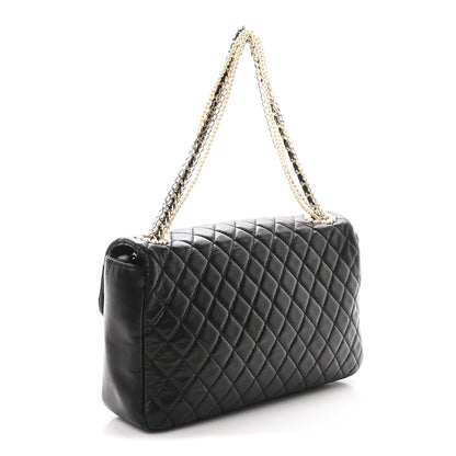 Chanel Lambskin Quilted Medium Westminster Pearl Flap Black 3 of 10