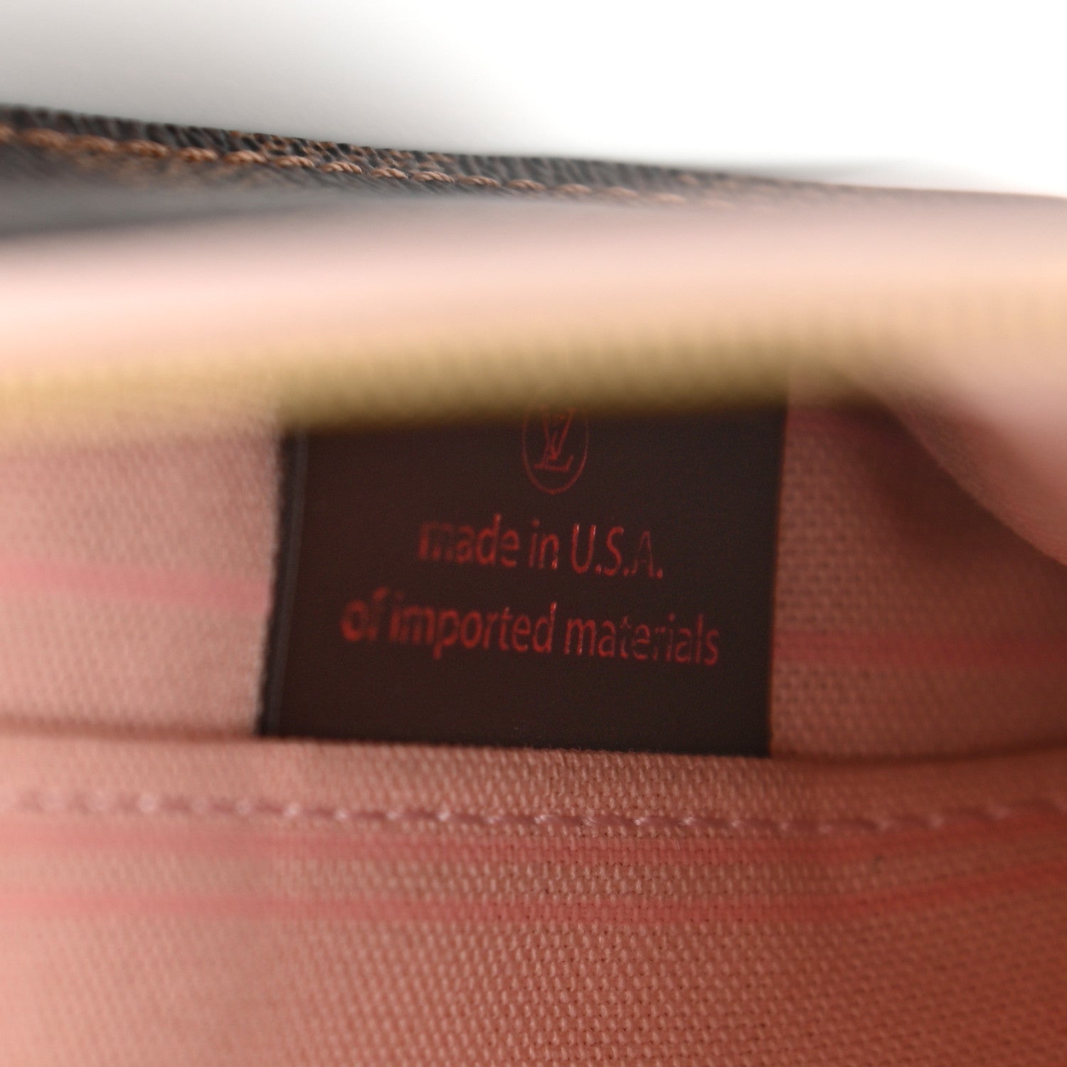 Louis Vuitton Damier Ebene Neverfull MM GM Pochette Rose Ballerine 7 of 11