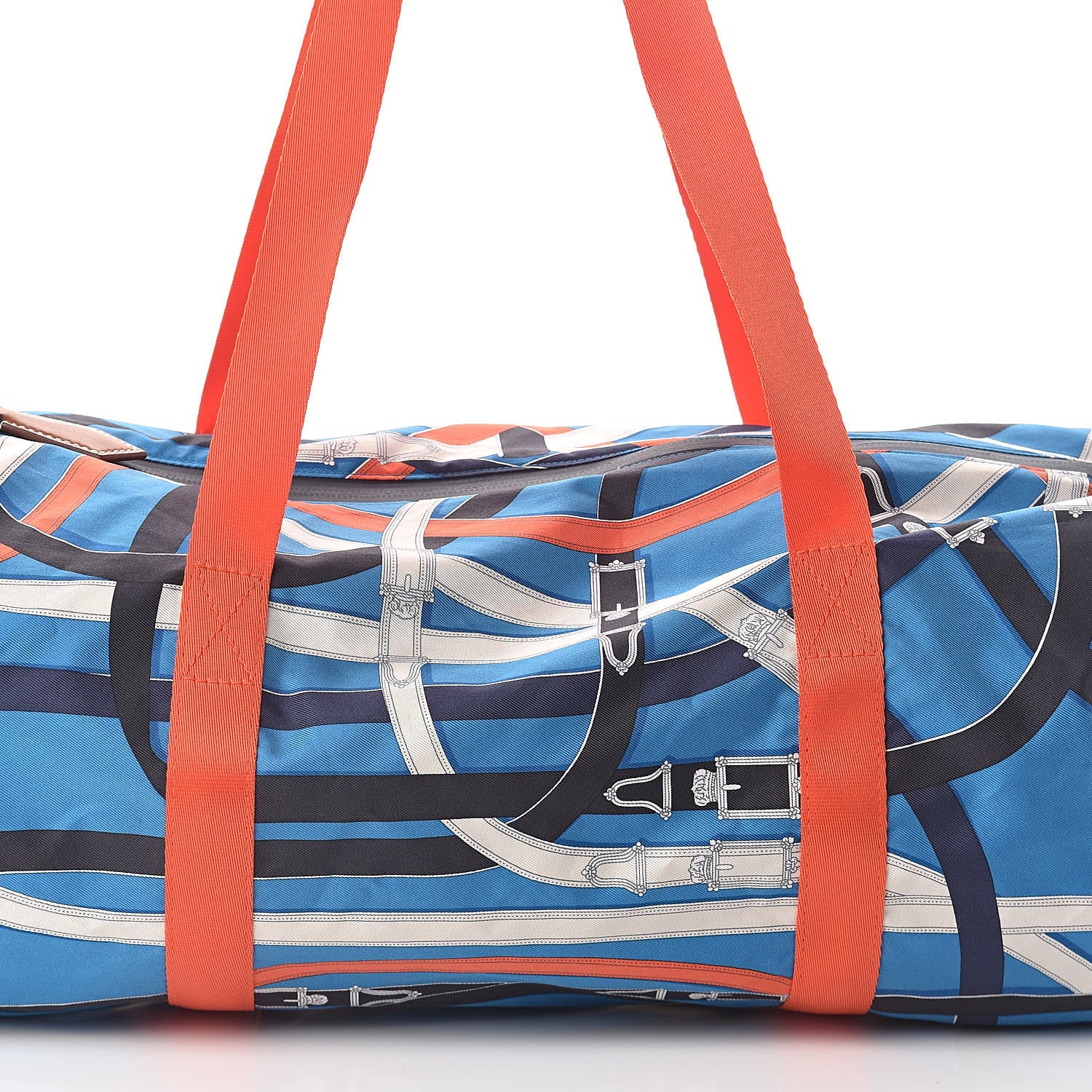 Hermes Silk Barenia Cavalcadour Airsilk Duffle 38 7 of 9