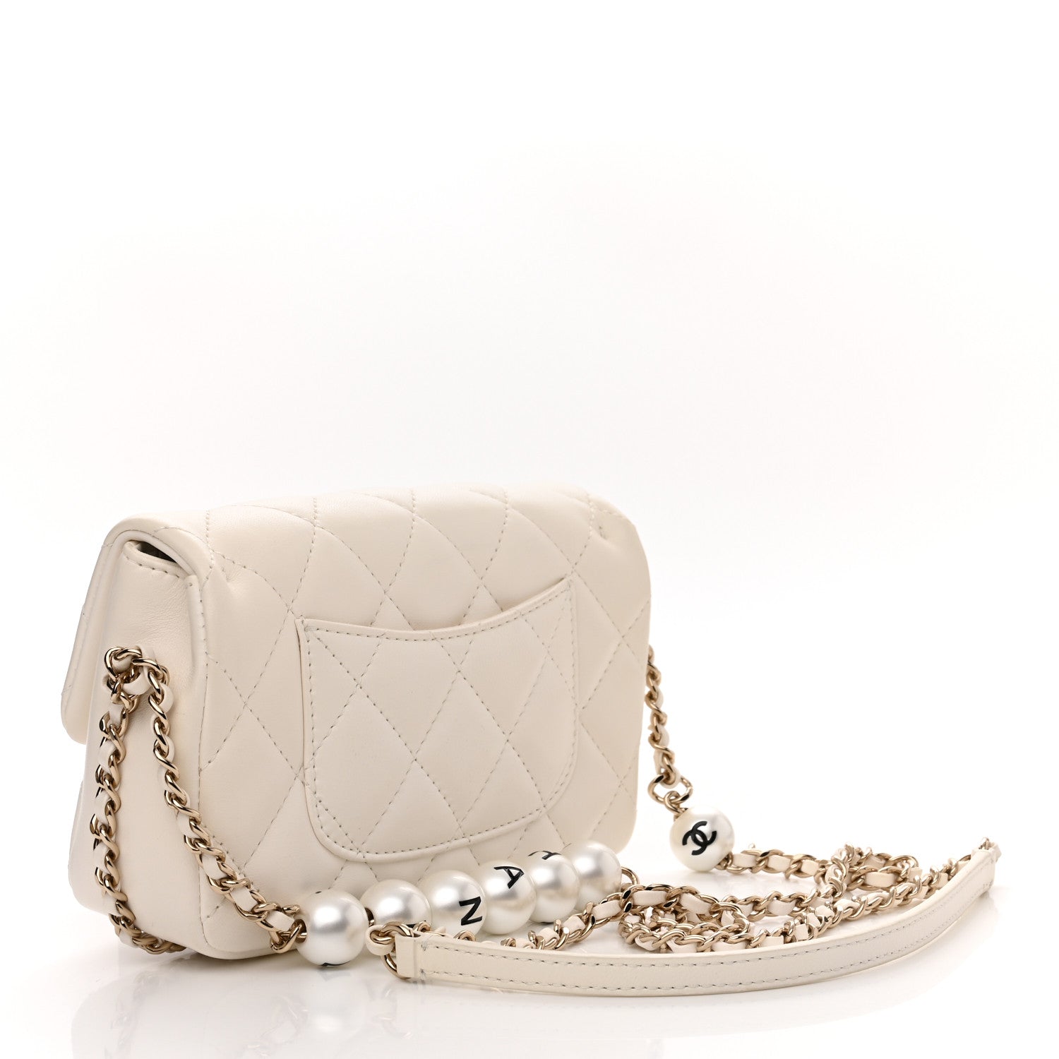 Chanel Lambskin Quilted Mini My Precious Flap White 3 of 12