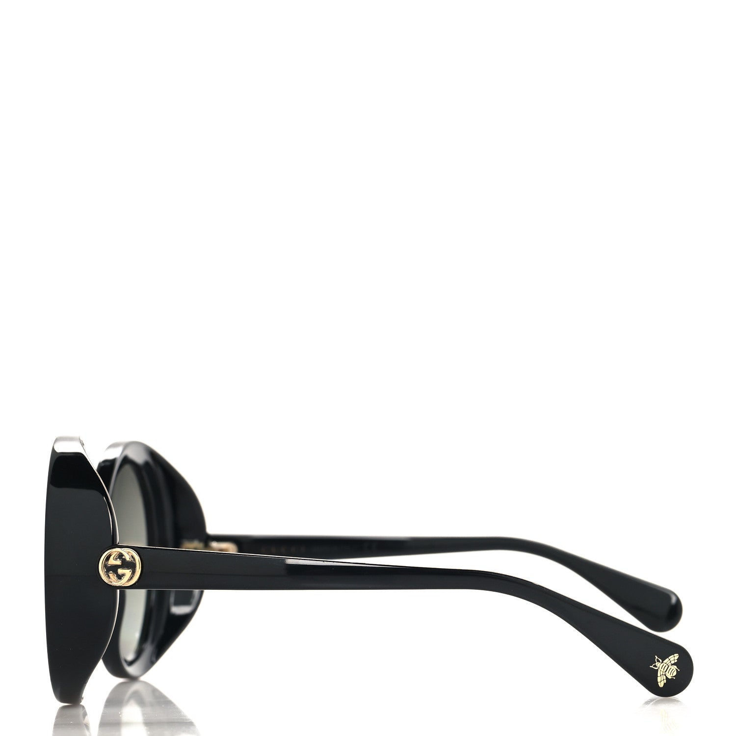 Gucci Acetate Round GG Sunglasses GG0367S Black 3 of 7