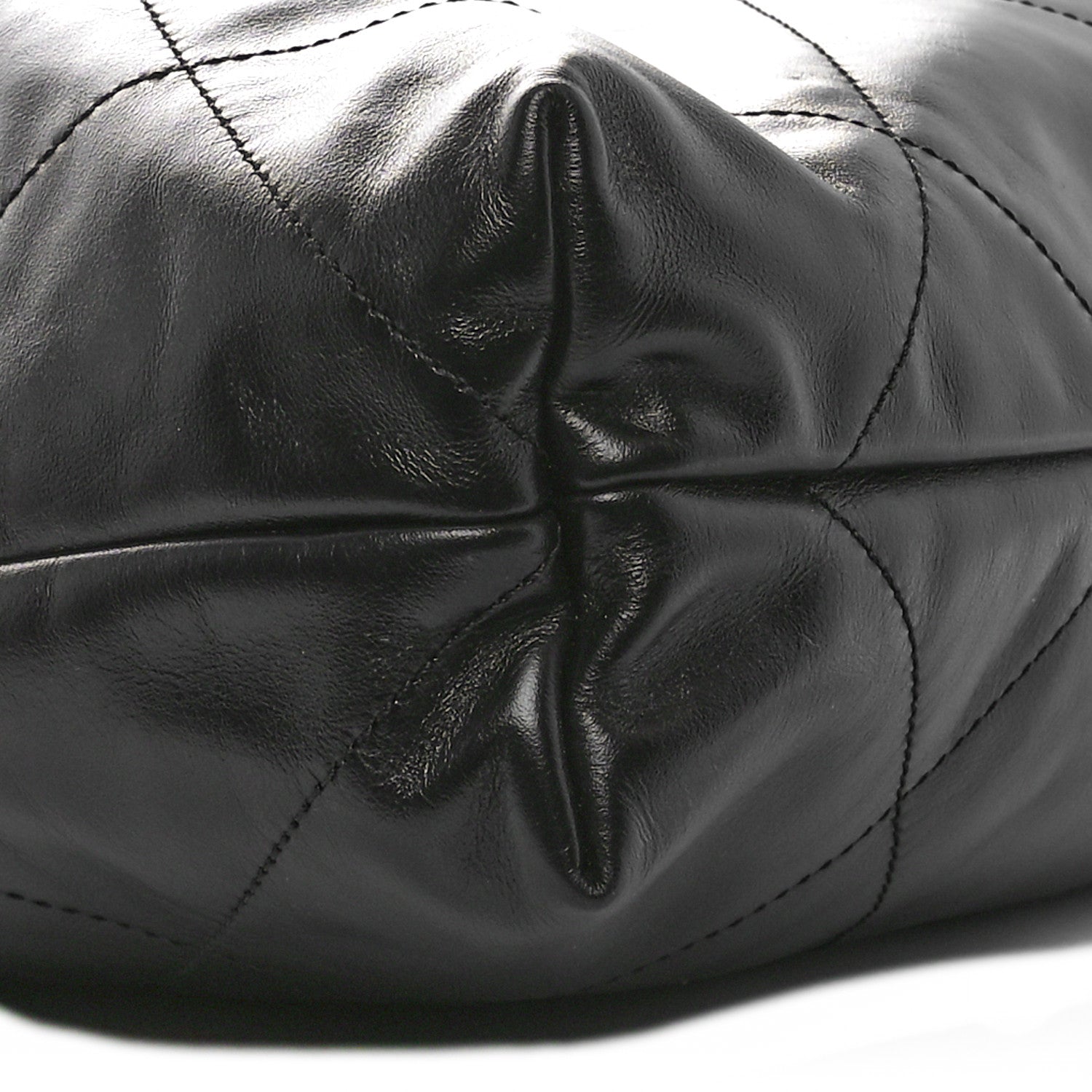 Chanel Shiny Calfskin Quilted Chanel 22 Black 9 of 10
