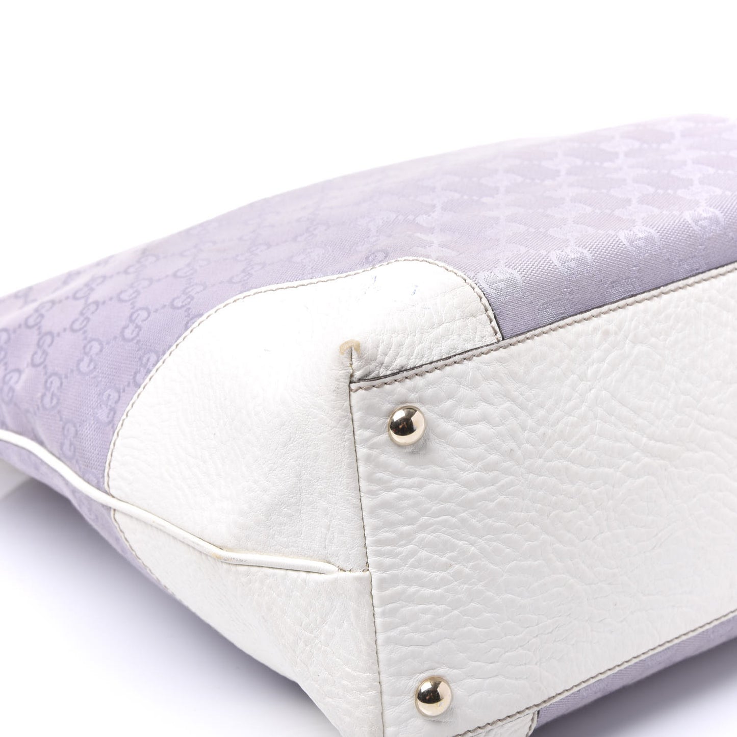 Monogram Tote Violet White