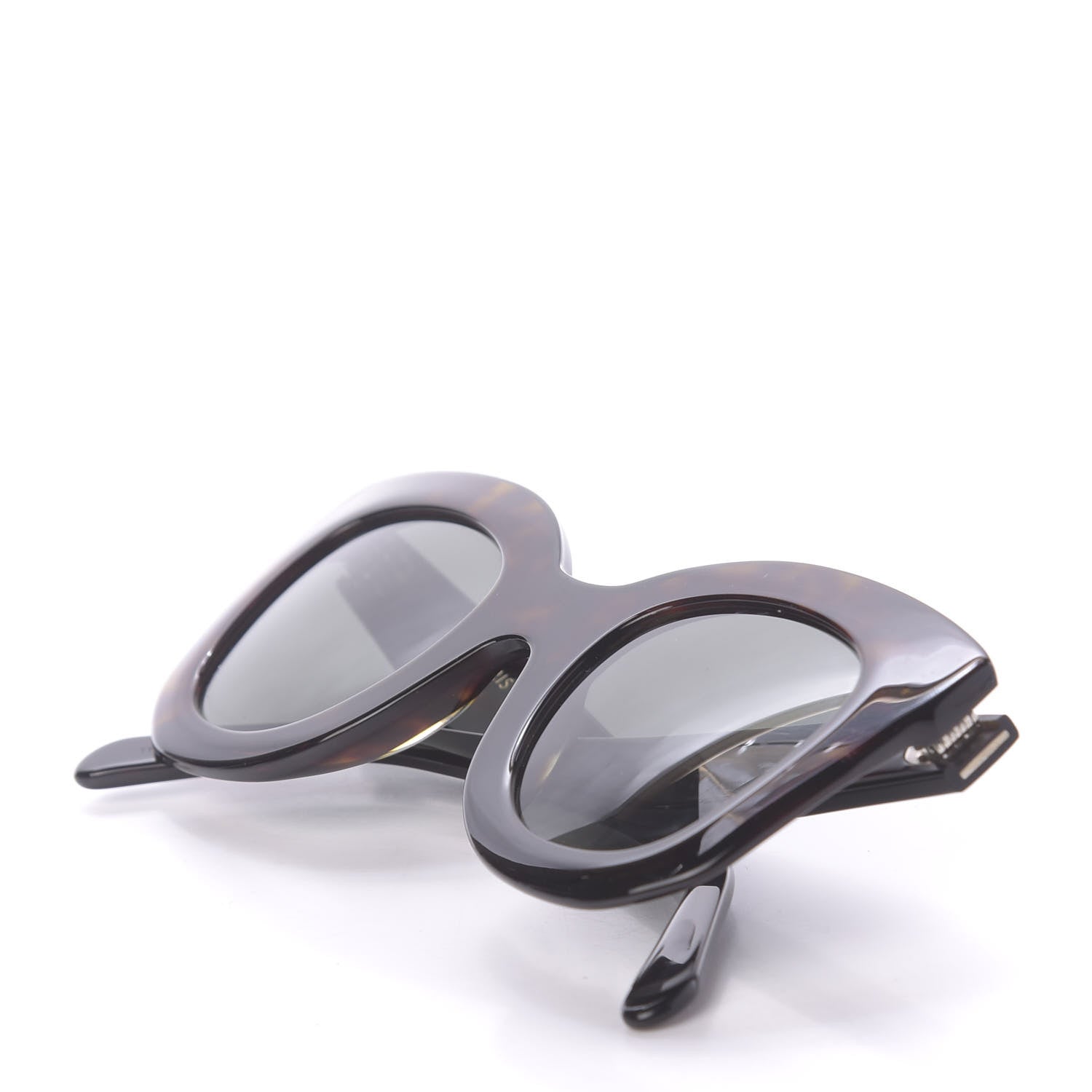 Celine Acetate Butterfly Sunglasses CL4005IN Dark Havana 7 of 8