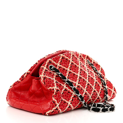 Chanel Patent Hand Embroidered Just Mademoiselle Red 3 of 13