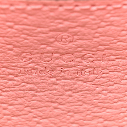 Gucci Textured Dollar Calfskin Web Mini Diana Tote Bag Wild Rose Black 6 of 11