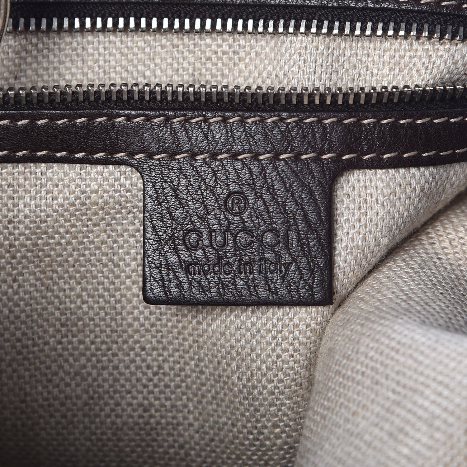 Gucci Monogram Medium Icon Bit Hobo Dark Brown 7 of 11