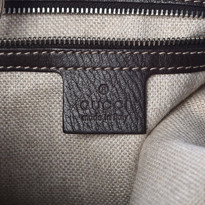 Gucci Monogram Medium Icon Bit Hobo Dark Brown 7 of 11