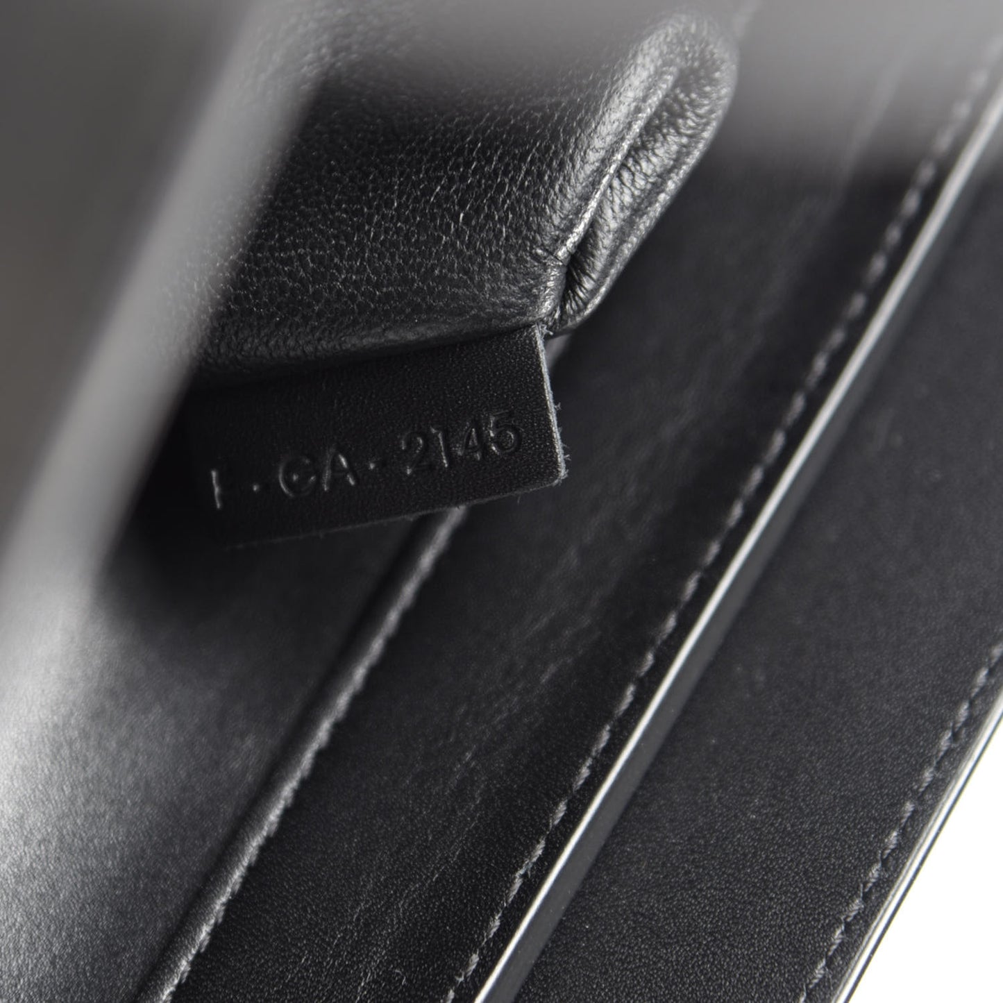 Twill Smooth Calfskin Mini Luggage Dune Black