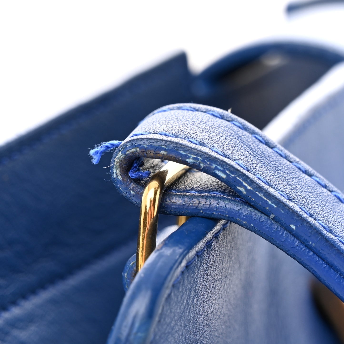 Calfskin Monogram Baby Cabas Blue Majorelle