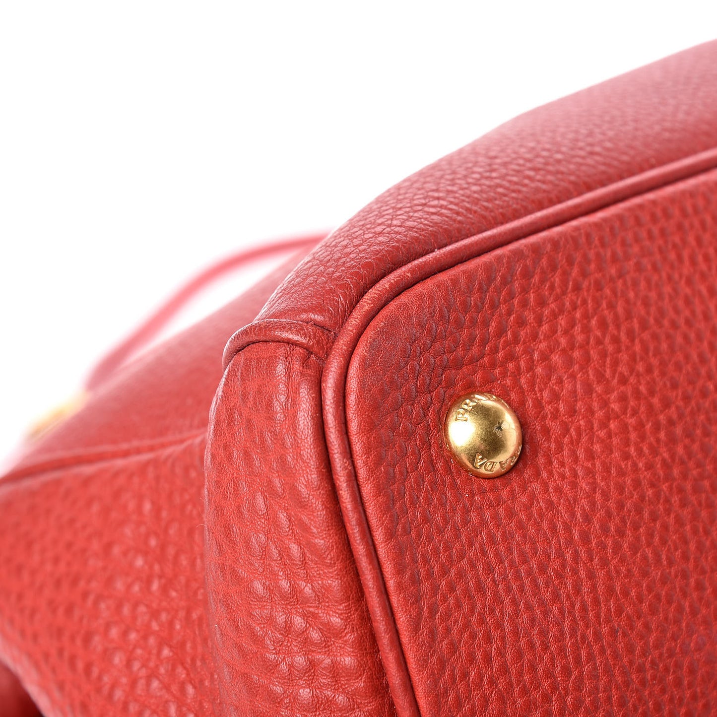 Vitello Daino Tote Rosso