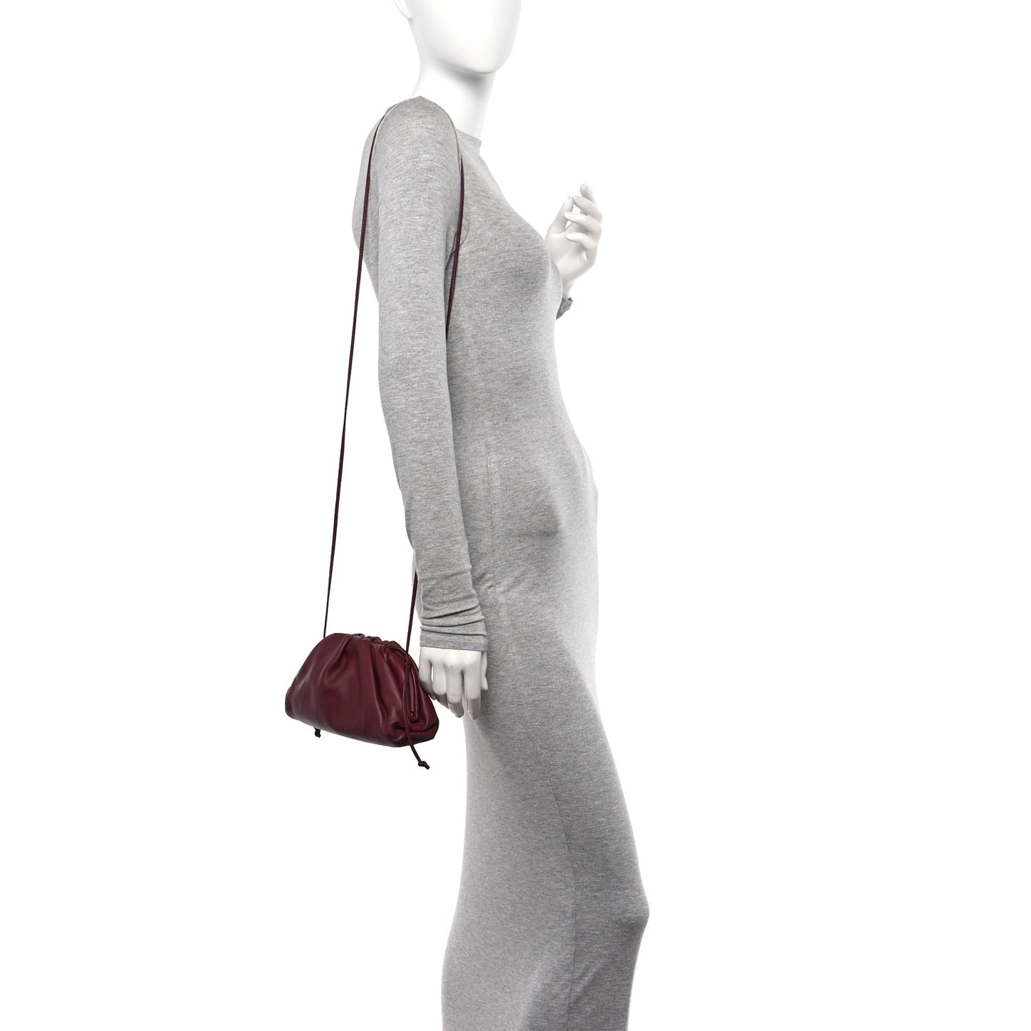 Butter Calfskin The Mini Pouch Bordeaux