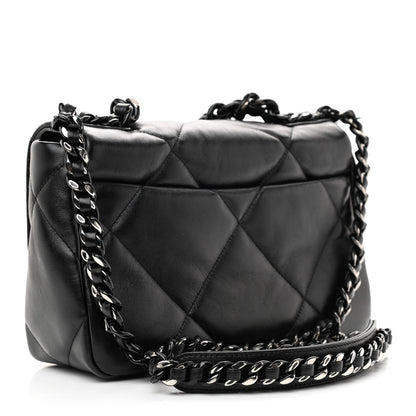 Chanel Lambskin Quilted Medium Chanel 19 Flap So Black 2 of 10