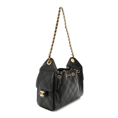 Chanel Caviar Quilted Mini Chanel 25 Handbag Black 3 of 11