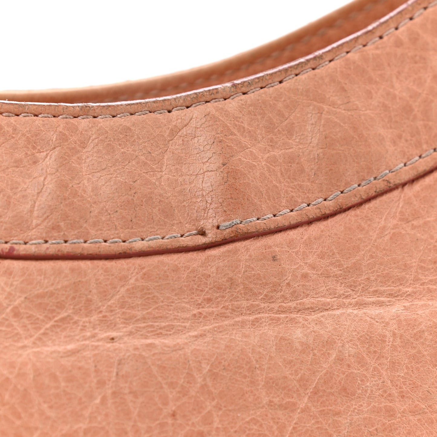 Agneau Giant 12 Silver Hardware Hip Vieux Rose