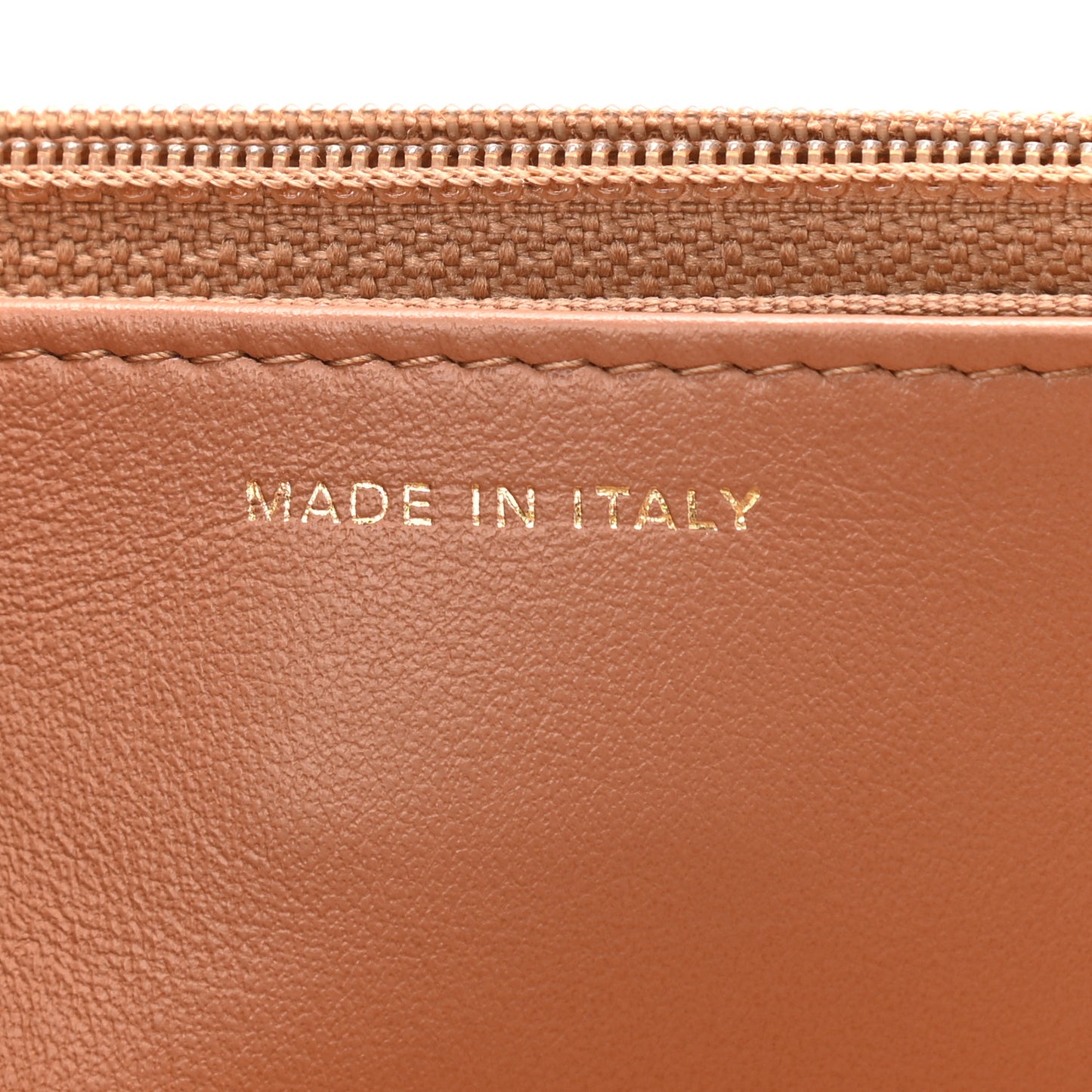 Lambskin Quilted Chanel 19 Wallet On Chain WOC Brown