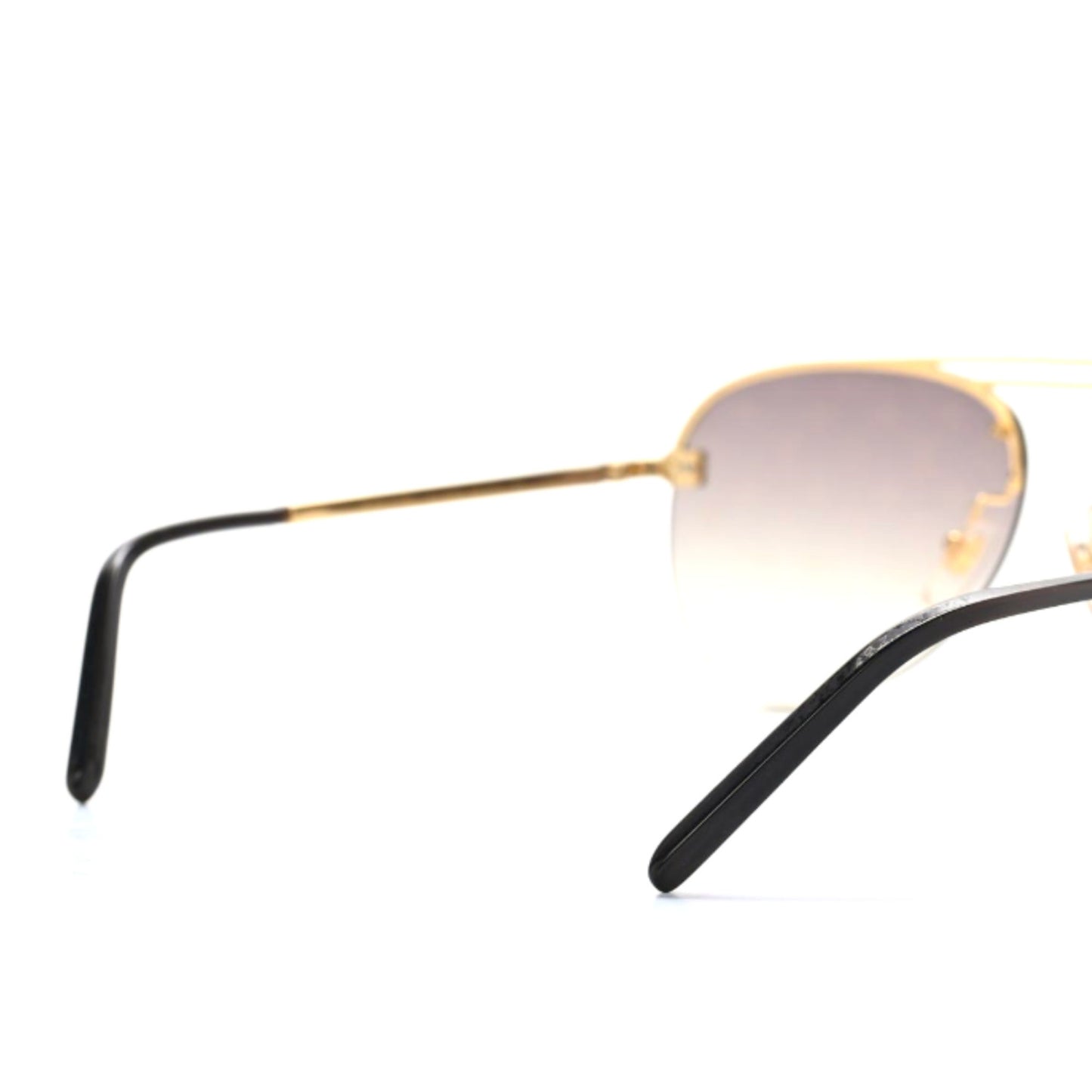 Metal Clockwise Sunglasses Z1020W Gold