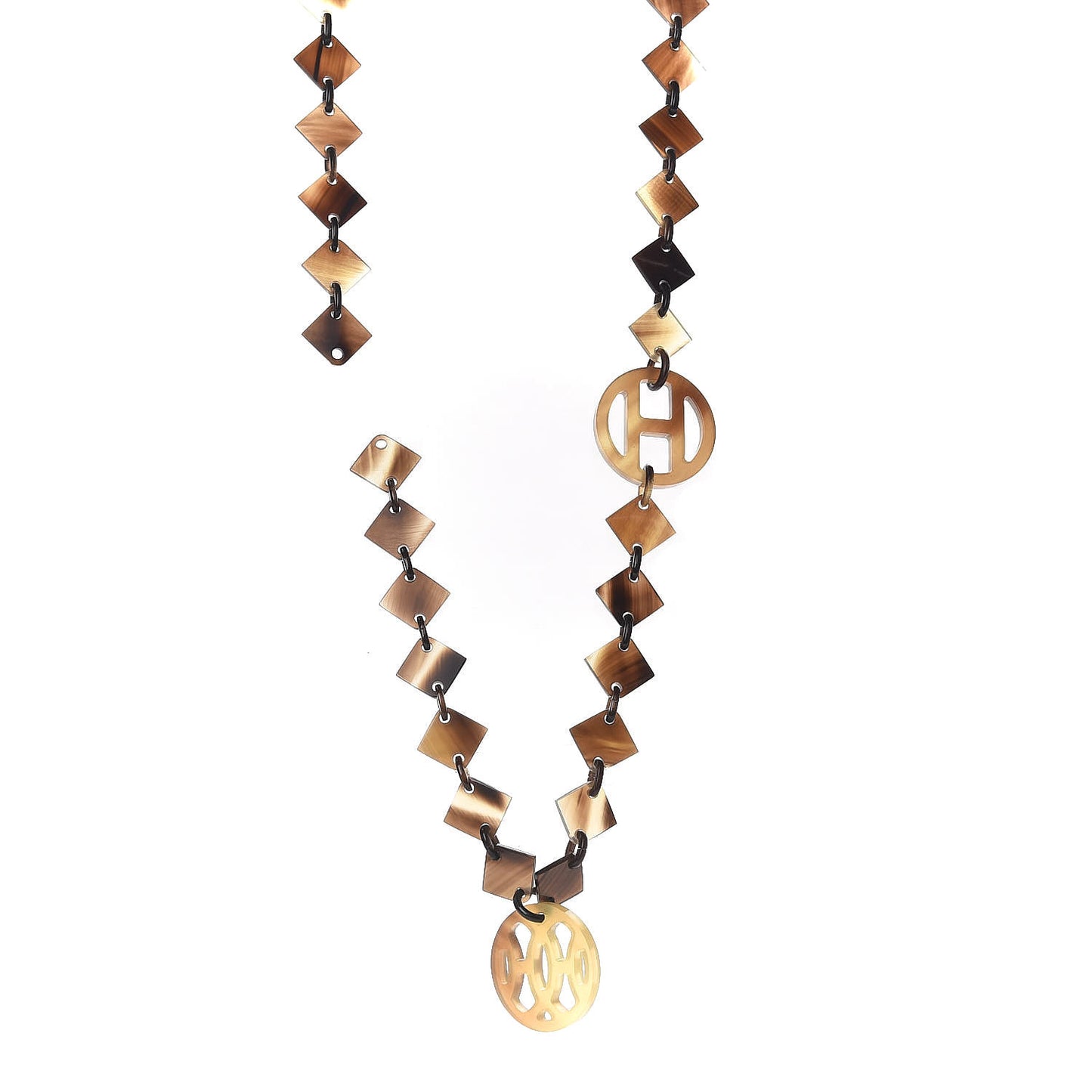 Buffalo Horn Lacquer Deva Necklace