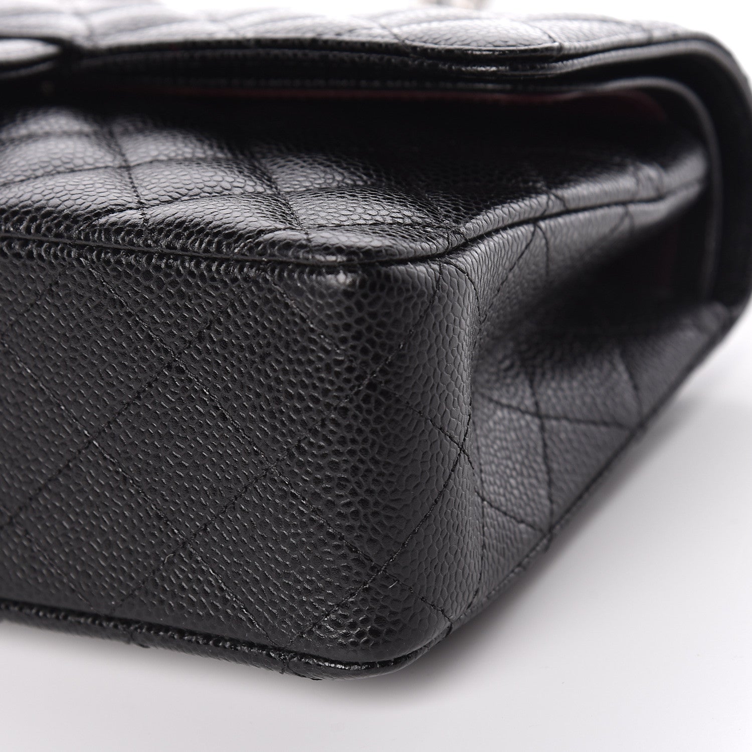 Chanel Caviar Quilted Medium Double Flap Black 6 of 10