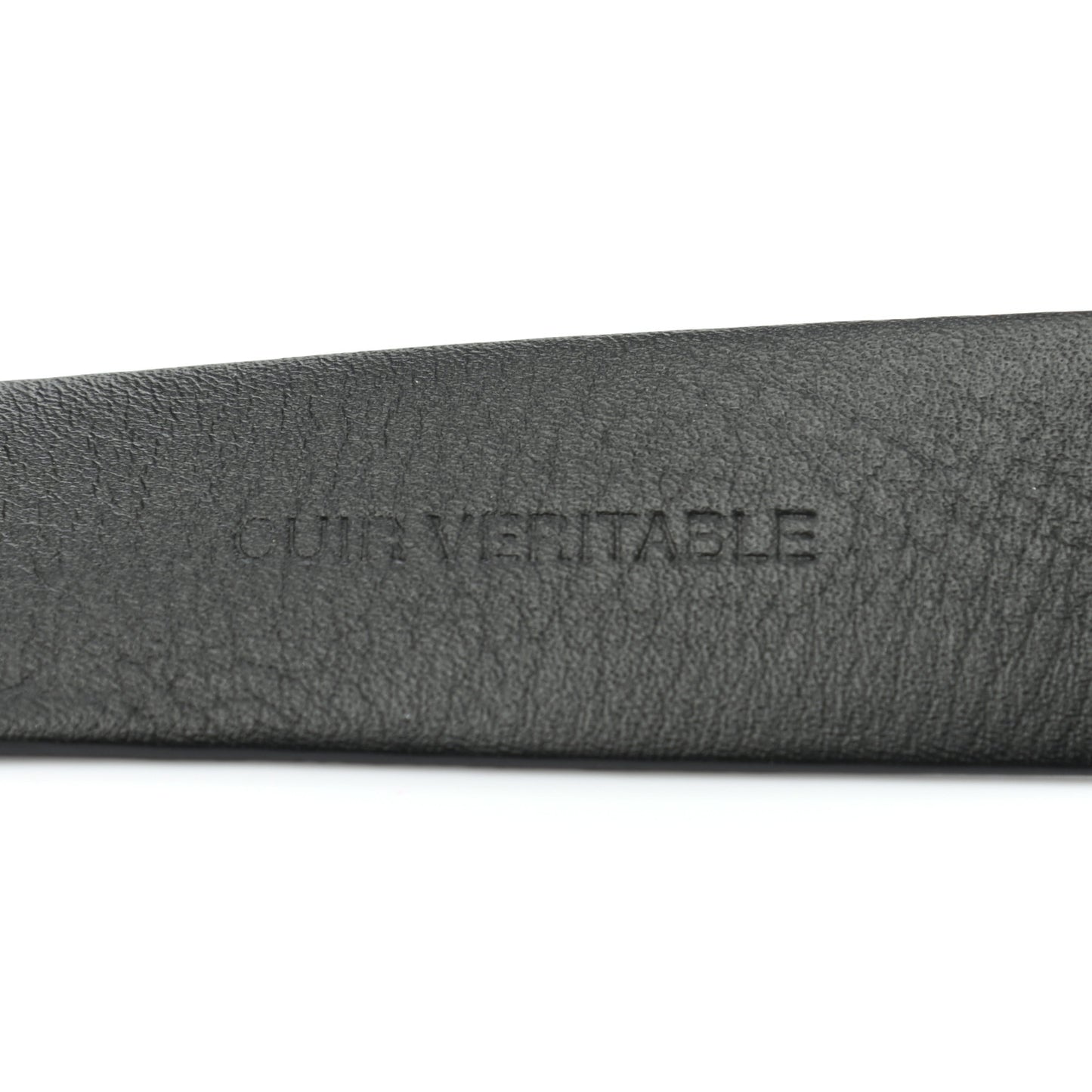 Calfskin CC Chain Belt 75 30 Black