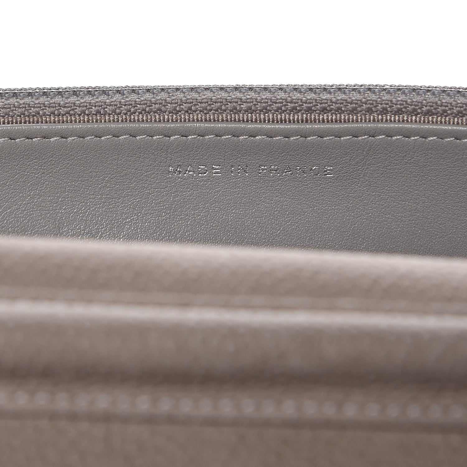 Chanel Iridescent Caviar Quilted Wallet On Chain WOC Gray 7 of 14