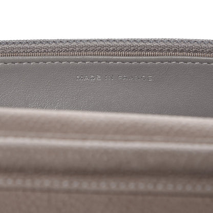 Chanel Iridescent Caviar Quilted Wallet On Chain WOC Gray 7 of 14